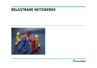 BELASTBARE NETZWERKE




© Fraunhofer
 