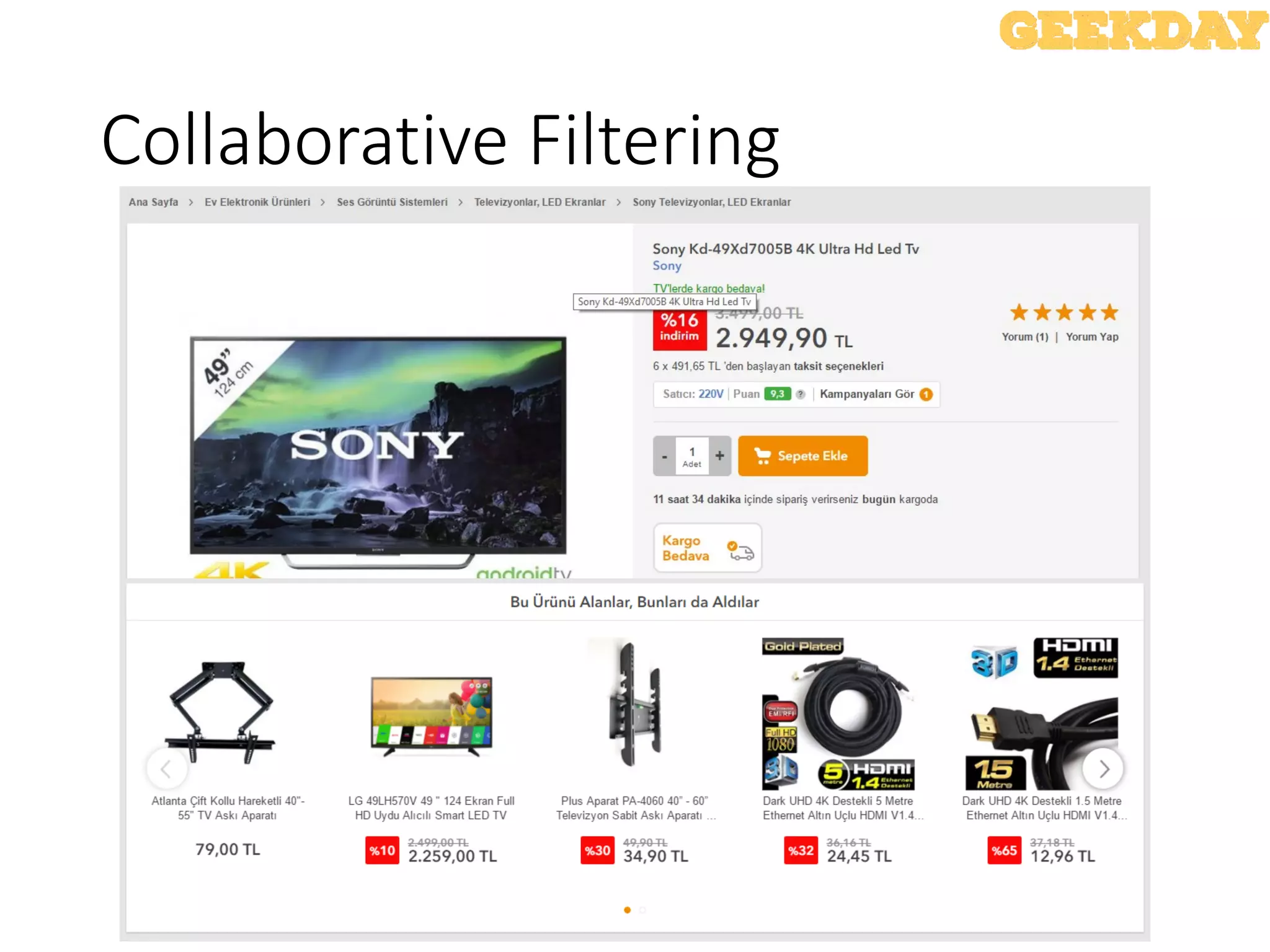 Collaborative Filtering
 