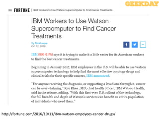 http://fortune.com/2016/10/11/ibm-watson-empoyees-cancer-drugs/
 