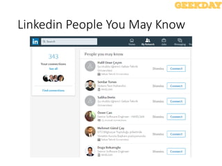 Linkedin People You May Know
 