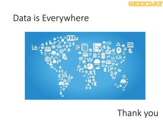 Data is Everywhere
Thank you
 
