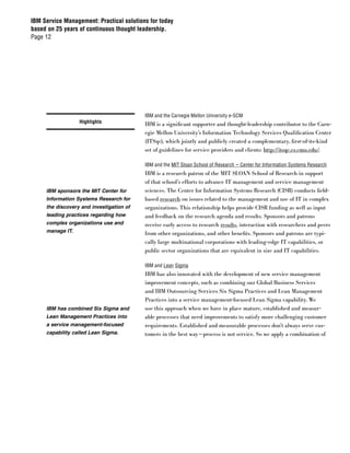 IBM Service Management Paper