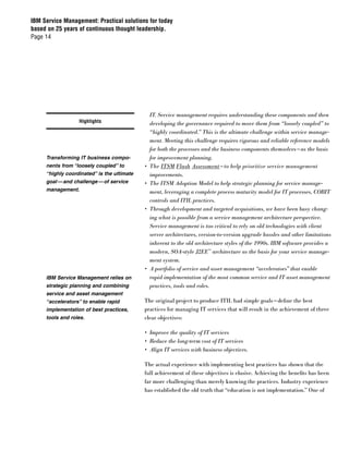 IBM Service Management Paper