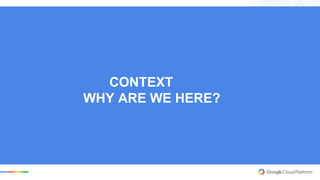 CONTEXT
WHY ARE WE HERE?
 