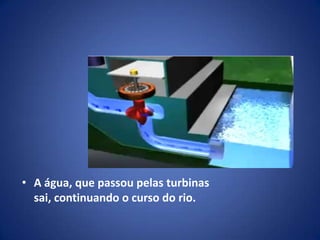  Reduzir a intensidade energética;A água no planetaPode encontrar-se no estado sólido (glaciares), líquido(rios, mares, oceanos) ou gasoso (atmosfera). A água (no estado líquido) cobre cerca de 71% da superfície do nosso planeta.No planeta estabelece-se um ciclo da água, tornando-a assim desta forma uma fonte renovável. 