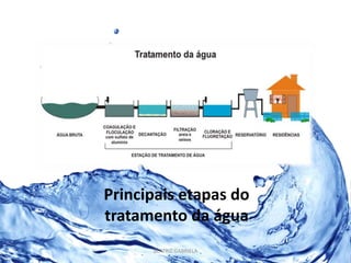 Principais etapas do 
tratamento da água 
BEATRIZ GABRIELA 
 