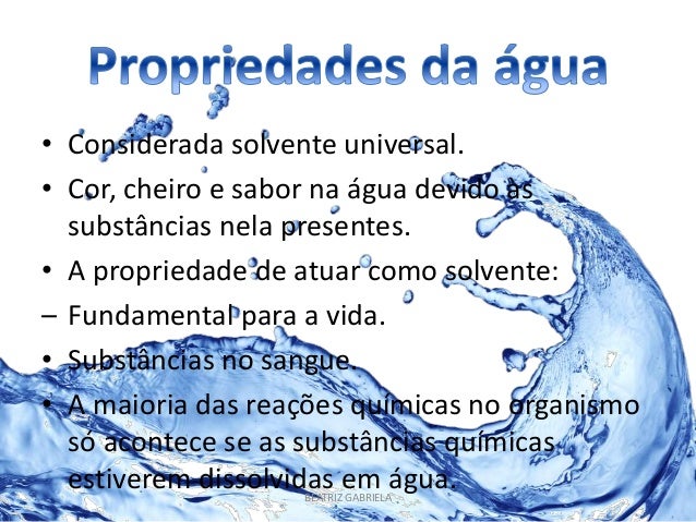 Propriedades Fisicas Da Agua Propriedades Da Água Em Biologia