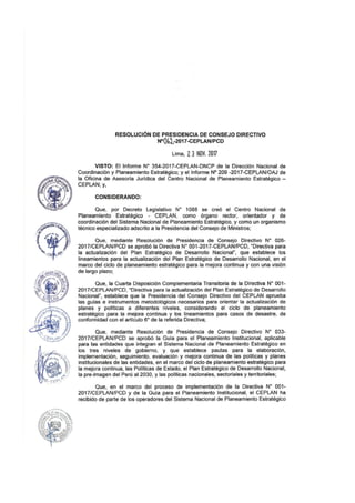 CENTRO NACIONAL DE PLANEAMIENTO ESTRATÉGICO - CEPLAN
9
 