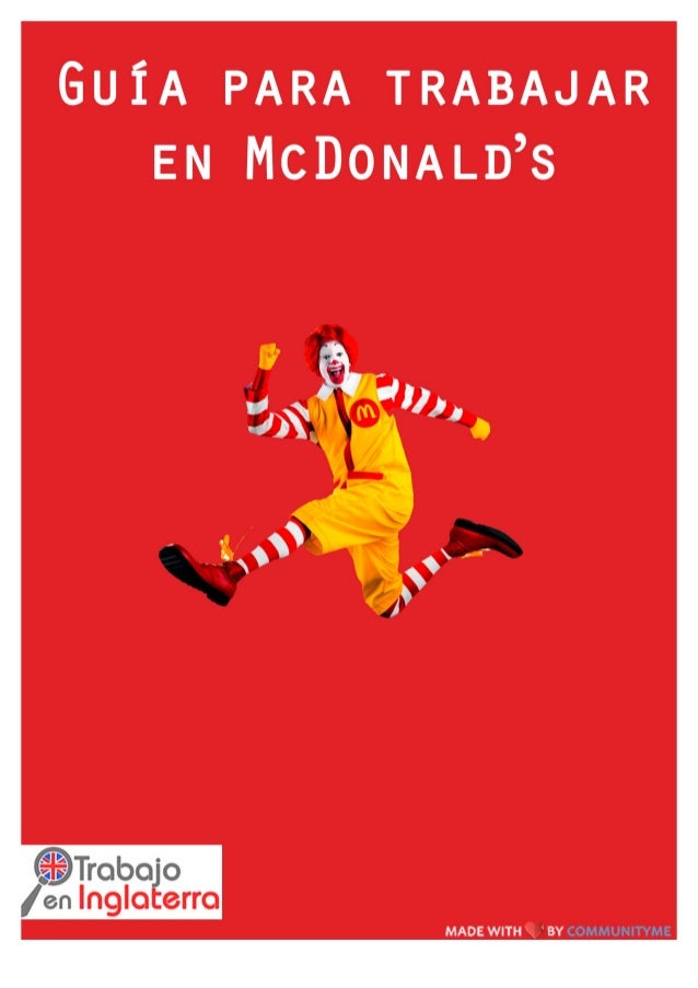 Mcdonalds Para Guía Guía Trabajar En Para f6gby7