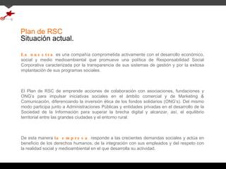 Plan De Rsc Guía para preparar un Plan de Responsabilidad Social Corporativa | PPT