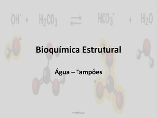 Bioquímica Estrutural

    Água – Tampões




         Profª Kasue
 