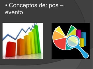• Conceptos de: pos –
evento
 