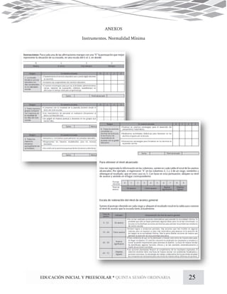 25EDUCACIÓN INICIAL Y PREESCOLAR * QUINTA SESIÓN ORDINARIA
 