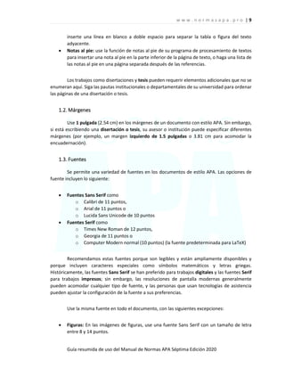 Guía Apa 7ma Edición para tesis de pregrado | PDF