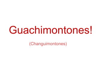 Guachimontones! (Changuimontones) 
