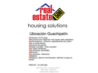 Real Estate 506 - housing solutions ­  8855 5930 - 2289 6374 - realestate506.cr@gmail.com housing solutions ,[object Object],[object Object],[object Object],[object Object],[object Object],[object Object],[object Object],[object Object],[object Object],[object Object],[object Object],[object Object],[object Object],Ubicación Guachipelín 