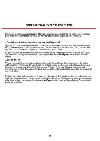 Guía compras aliexpress 2017