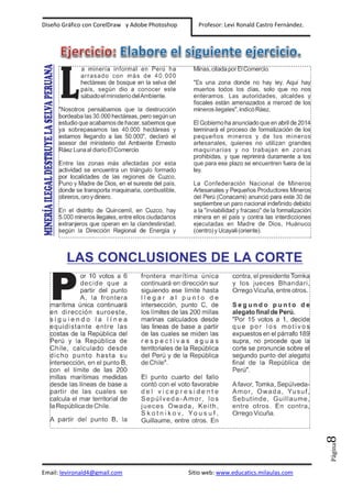 Profesor: Levi Ronald Castro Fernández.

Página

8

Diseño Gráfico con CorelDraw y Adobe Photoshop

Email: levironald4@gmail.com

Sitio web: www.educatics.milaulas.com

 