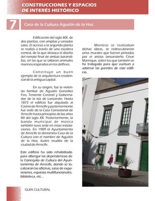 Guía Cultural Arrecife 