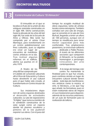 Guía Cultural Arrecife 