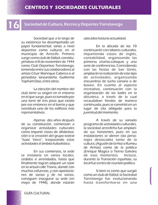 Guía Cultural Arrecife 