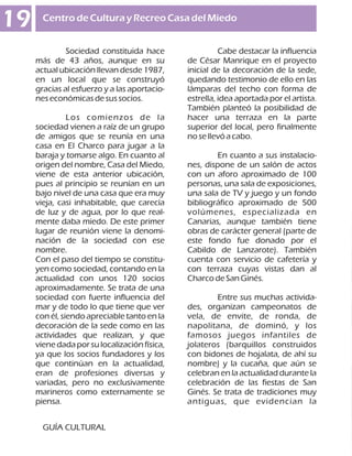 Guía Cultural Arrecife 