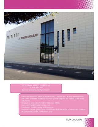 Guía Cultural Arrecife 