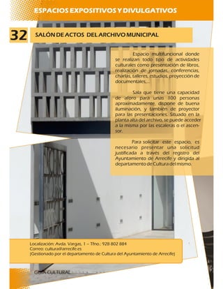 Guía Cultural Arrecife 