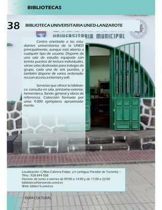 Guía Cultural Arrecife 