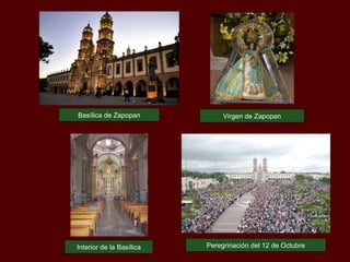 Peregrinación del 12 de Octubre Virgen de Zapopan Interior de la Basílica Basílica de Zapopan 