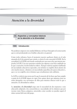 Guía de actuación para docentes. atención a la diversidad | PDF
