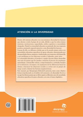 Guía de actuación para docentes. atención a la diversidad | PDF
