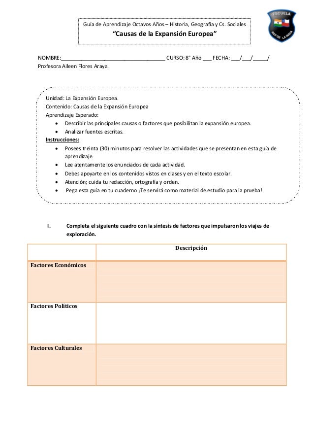 8.º grado sol english guía de estudio