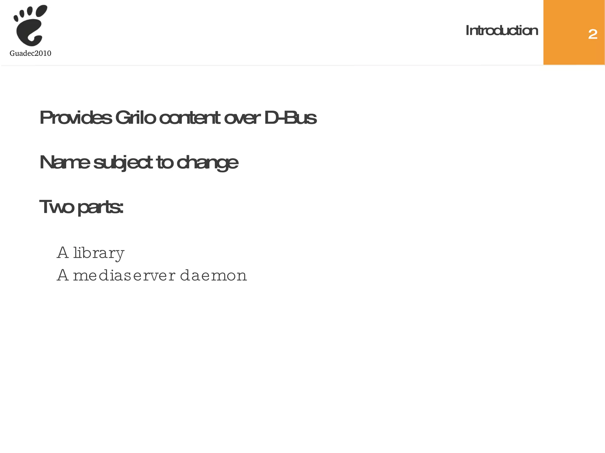 Introduction Provides Grilo content over D-Bus