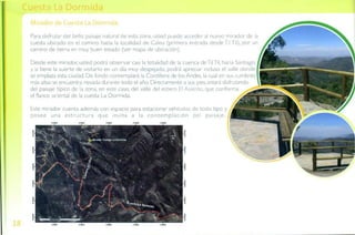 Guía de campo Cuesta La Dormida