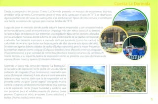 Guía de campo Cuesta La Dormida