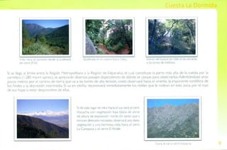 Guía de campo Cuesta La Dormida