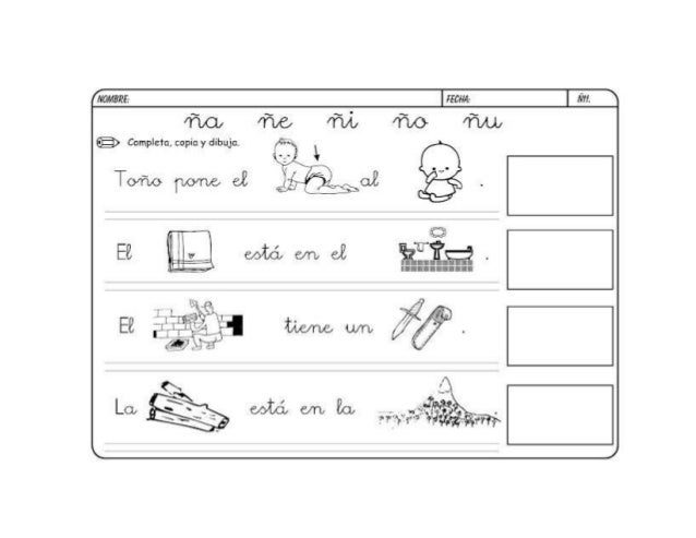 Guia De Carpeta Escritura Letra N