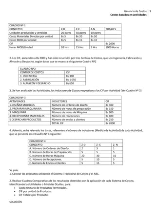 Guía de costeo abc | PDF