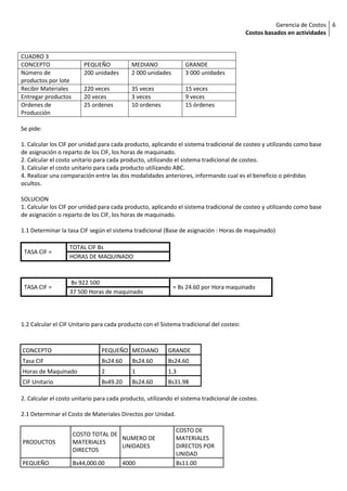 Guía de costeo abc | PDF