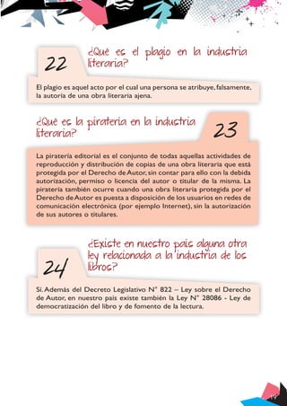 Derechos de Autor para creadores de obras literarias | PDF