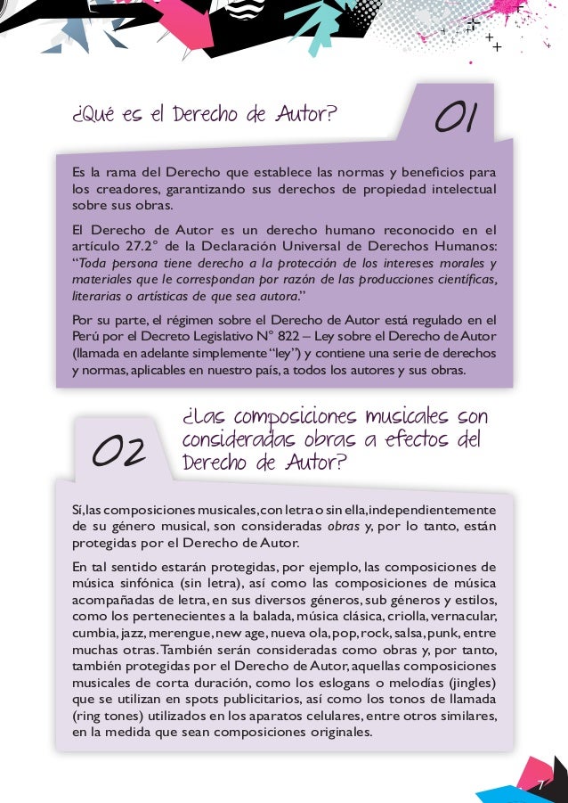 Derechos de Autor para Músicos Derechos de Autor para Músicos