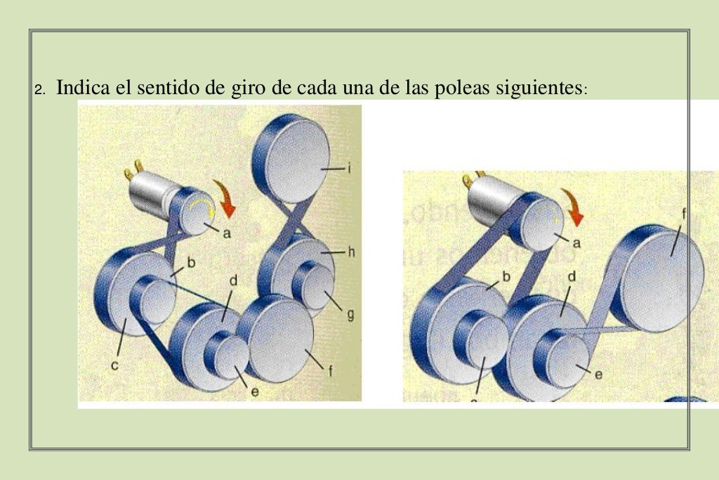 Guía de ejercicios de transmisión de poleas (guía de clases) Guía de ejercicios de transmisión de poleas (guía de clases)