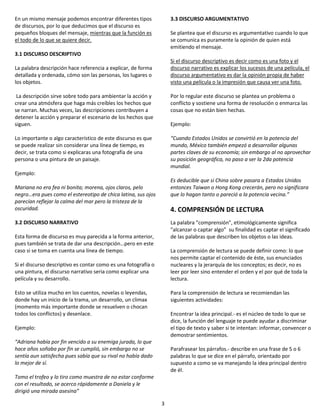 Guía de español para el examen de ingreso a la unam