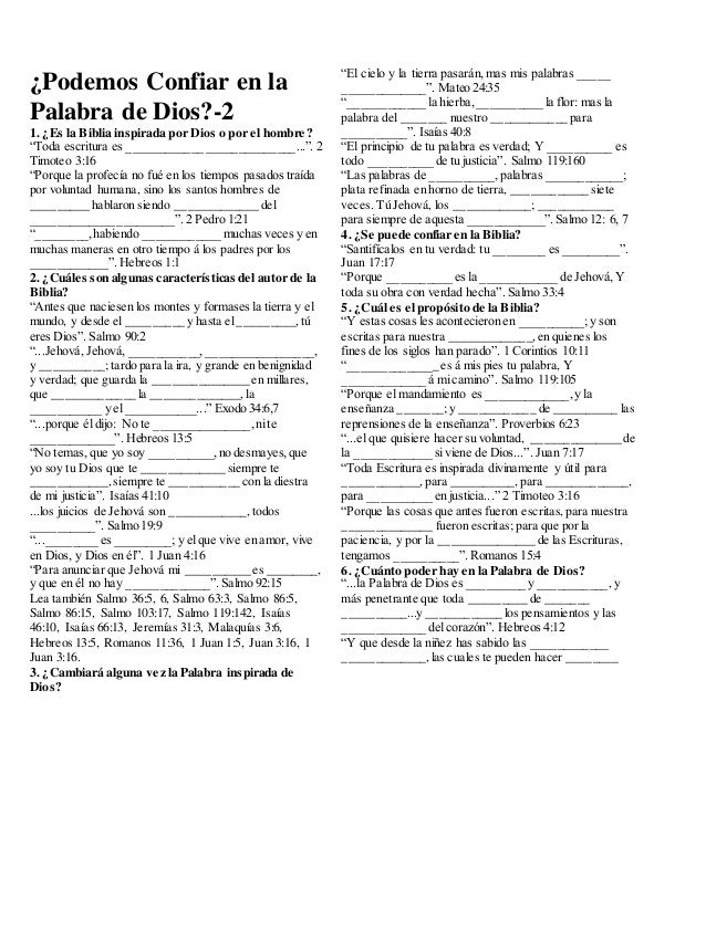 Guía de estudio de la biblia