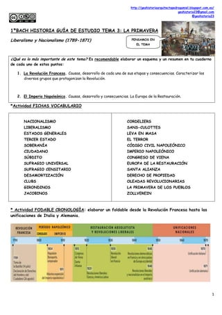 http://geohistoriaarquitectopedrogumiel.blogspot.com.es/
geohistoria23@gmail.com
@geohistoria23
1
1ºBACH HISTORIA GUÍA DE ...