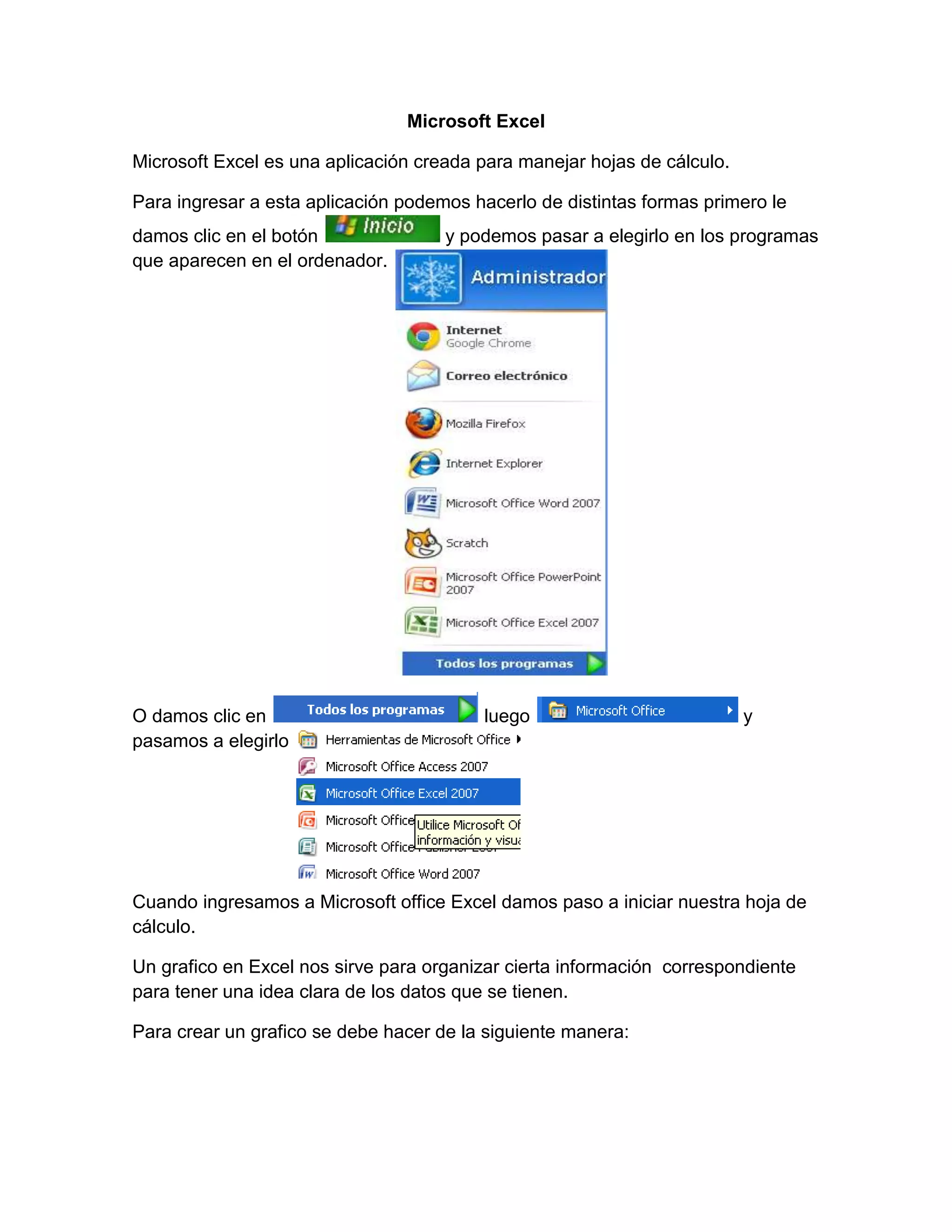 Guía de excel para niños de 3 grado | DOCX | Computer Software and ...