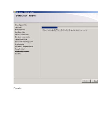 Guía de instalación de sql server 2008 r2 paso a paso | DOCX
