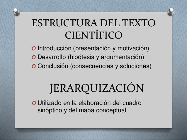 Textos científicos