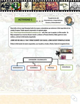 Guía del alumno n° 1 colonialismo e imperialismo del siglo xix | PDF